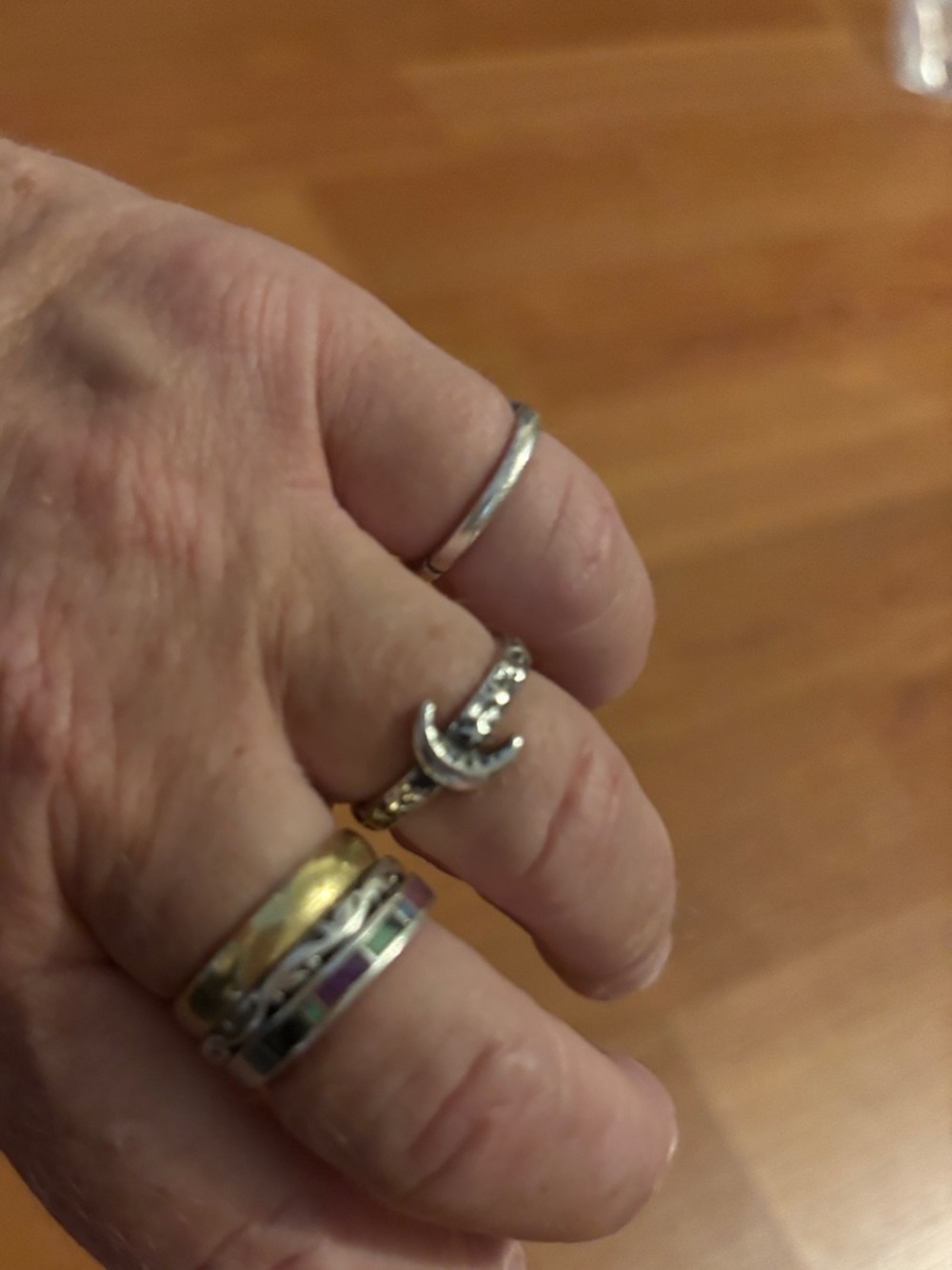 James Avery Starry Night Ring Size 6